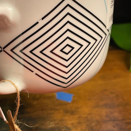 Cheeky I Help End Hunger Coffee Mug Candle | Gingham