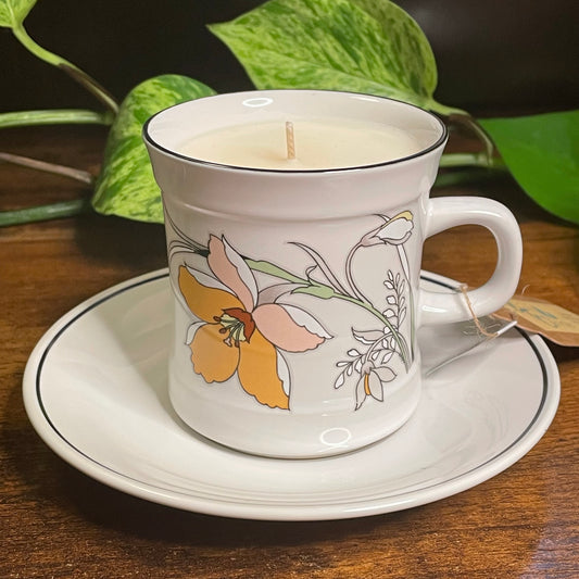 Serenity Orchid Teacup Candle | Vanilla Orchid