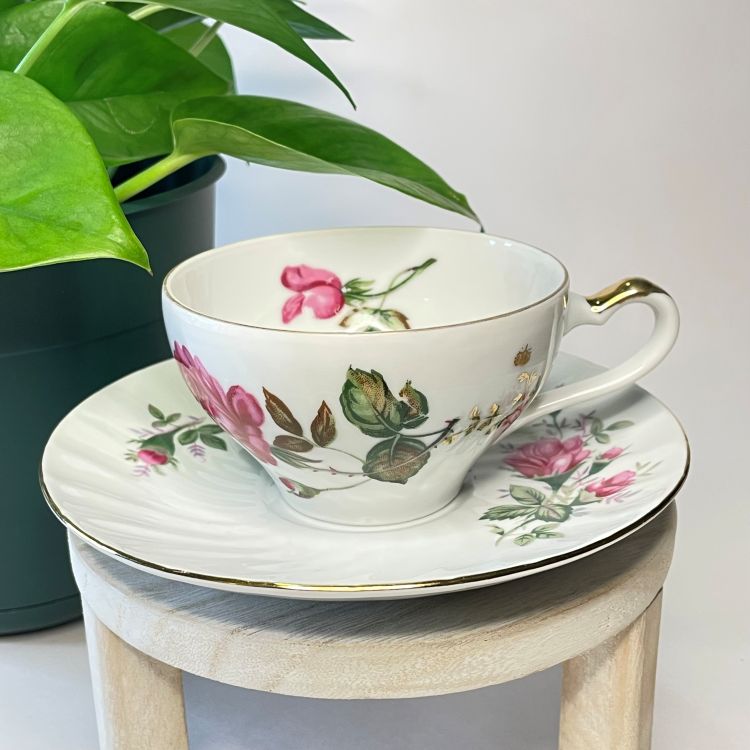 Japan Gem China Floral Custom Teacup Candle | 4.5 oz.