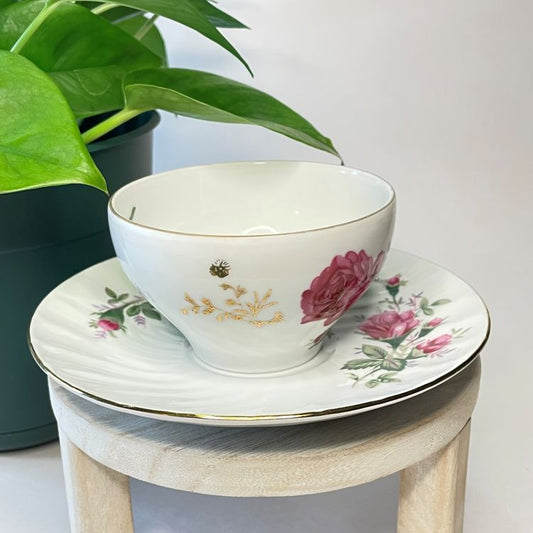 Japan Gem China Floral Custom Teacup Candle | 4.5 oz.