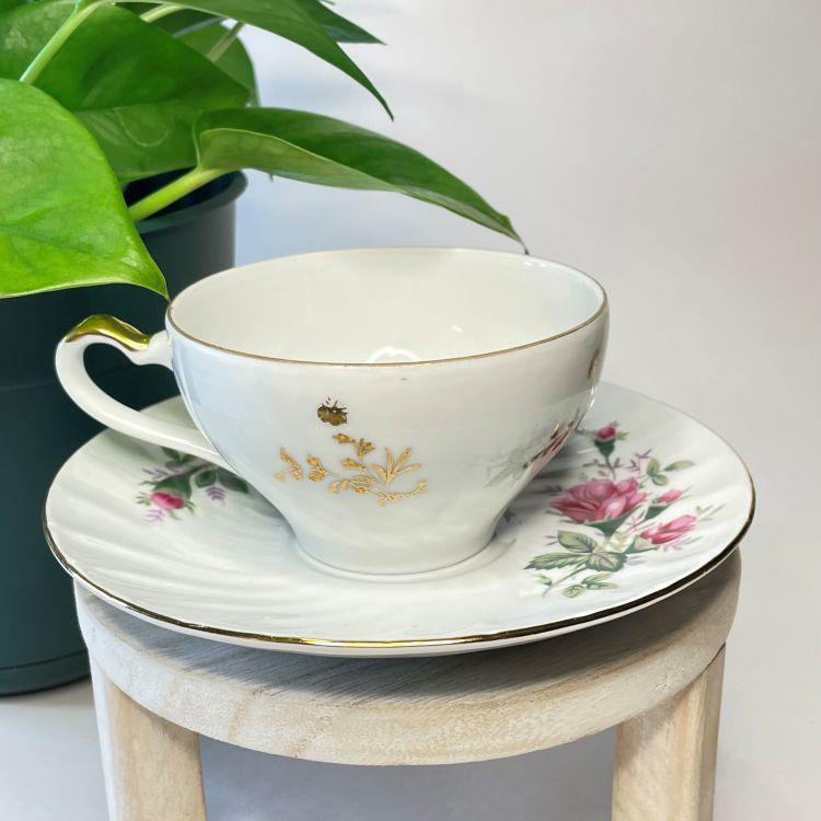 Japan Gem China Floral Custom Teacup Candle | 4.5 oz.